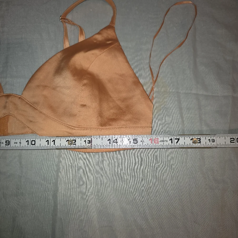 Fashion Nova I'm A Flirt 2-Piece Orange Ruched Top Set Size M NWT - Picture 11 of 13